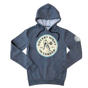 Hockey Night In Canada  Hoodie CBS Size Small Blue Graphic Fleece